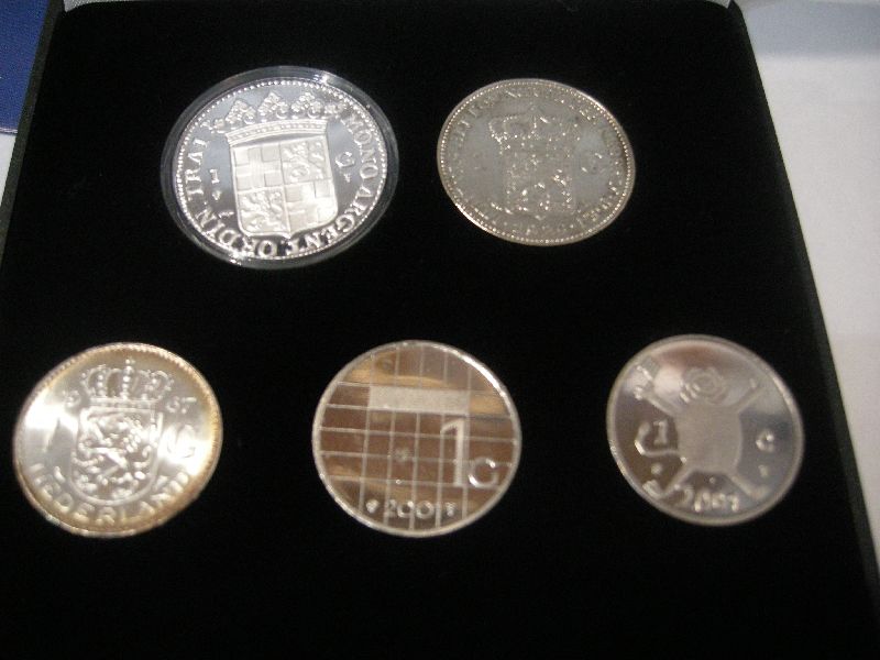 (afbeelding voor) Piekenset ter afscheid van de gulden